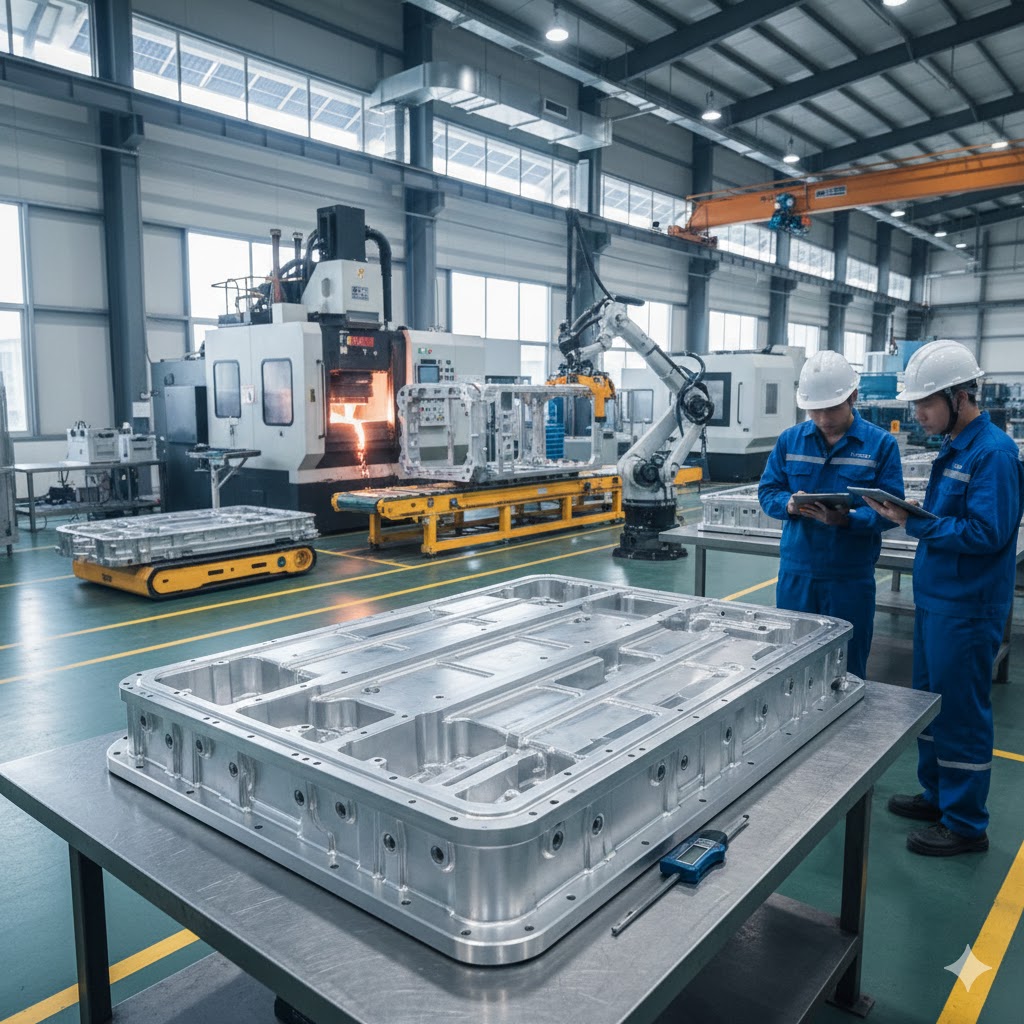 Battery Module Enclosure Machine EV Battery Enclosures Fabrication: OEM Specs & Compliance - VMF